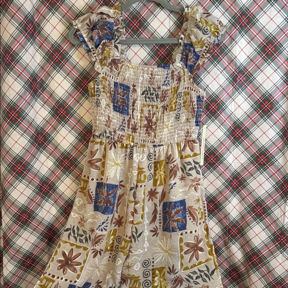 Above & Beyond Jumpsuit with Floral and Geometric Patterns